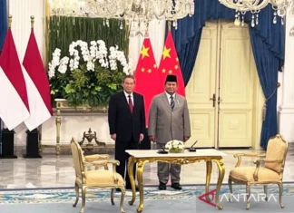 ANTARA Teken Kerja Sama dengan CMG dan Xinhua Disaksikan Prabowo-Li Qiang