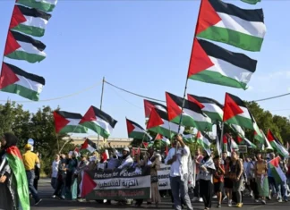 Eropa Bersatu Gelar Aksi Massa Tolak Serangan Israel di Jalur Gaza