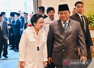 Momen Prabowo Bercanda ke Megawati: Ibu Agak Kurus, Diet Ibu Berhasil