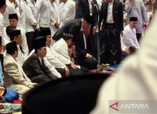 Presiden Prabowo Subianto Shalat Idul Adha di Masjid Istiqlal