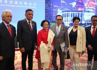 Megawati Kenalkan Pancasila dan Bhineka Tunggal Ika di Beijing