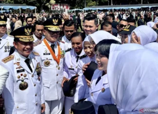 Mendagri Wakili Presiden Prabowo Lantik 1.110 Pamong Praja IPDN
