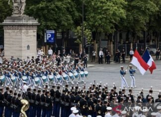 Prabowo Bangga Kontingen TNI Ikut Parade Hari Bastille di Paris
