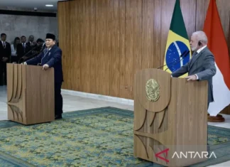 Presiden Prabowo, Presiden Lula Dukung Palestina Anggota Penuh PBB