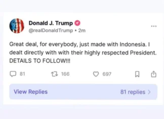 Trump Umumkan Kesepakatan Besar dengan Presiden Prabowo