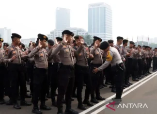 Aparat Gabungan Kerahkan 1.250 Personel Kawal Unjuk Rasa di DPR