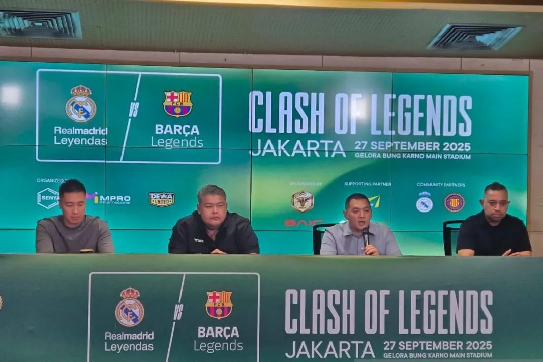 Legenda Madrid vs Barcelona bakal duel di Jakarta 27 September