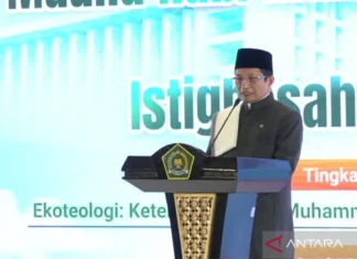 Menag Kenalkan Konsep Ekoteologi saat Peringatan Maulid Nabi