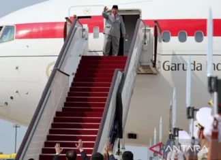Tak Bermalam, Presiden Prabowo Langsung Pulang ke Tanah Air