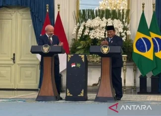 Prabowo: RI-Brazil ingin Gencatan Senjata segera di Palestina, Ukraina