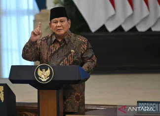 Prabowo: Tiap Tahun 100 Ribu Hektare Sawah Hilang Diubah Peruntukannya