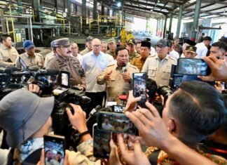 Presiden Prabowo Saksikan Langsung Penyerahan Aset Barang Rampasan Negara kepada PT Timah