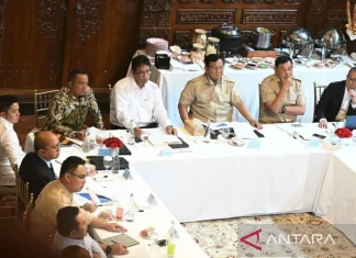 Presiden Prabowo Gelar Ratas STEM di Kediaman Kertanegara