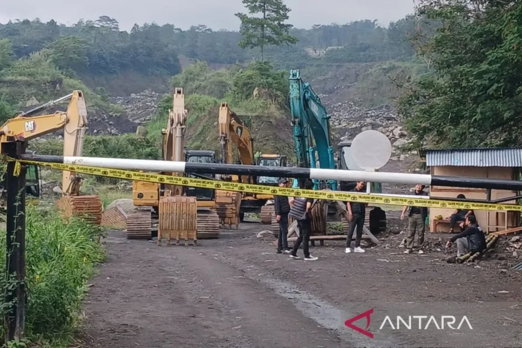 Bareskrim Polri lakukan tindakan hukum penambangan ilegal Merapi