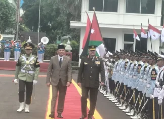 Menhan RI Terima Kunjungan Kepala Staf Gabungan Yordania
