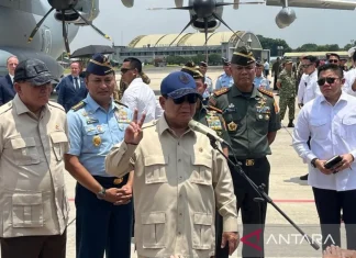 Prabowo Nilai Pesawat A400 Perkuat Pertahanan Udara Indonesia