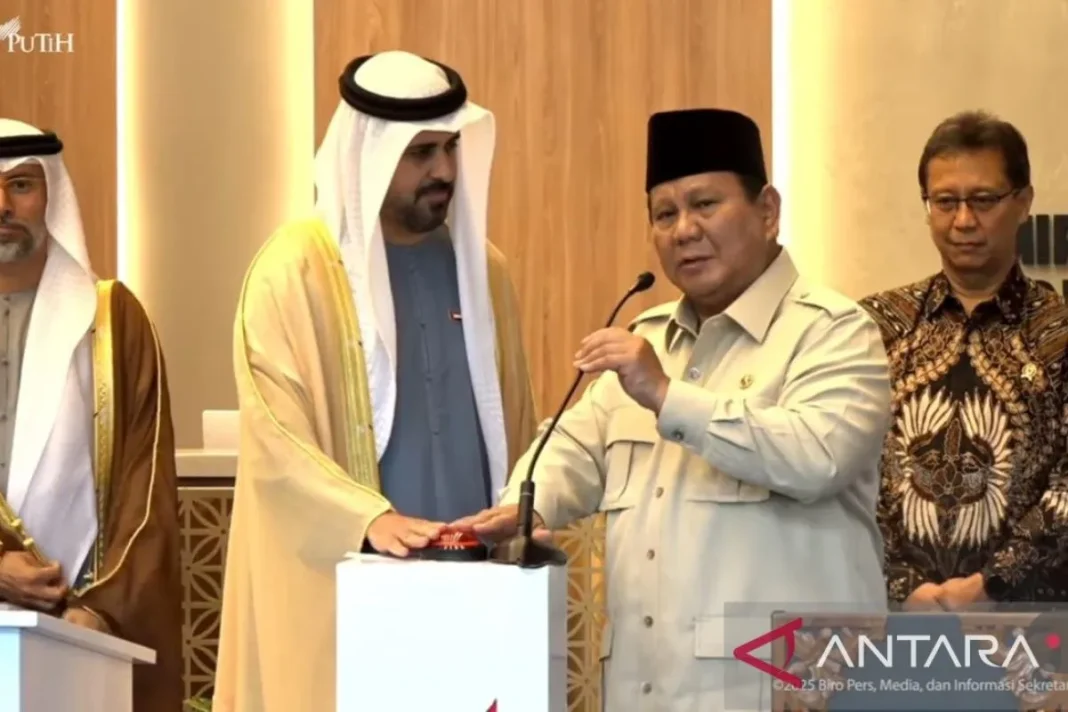 Prabowo resmikan RS Emirates-Indonesia, Ini simbol persahabatan negara