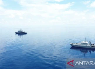 TNI AL Gelar Latihan Manuver Kapal dengan Angkatan Laut Australia
