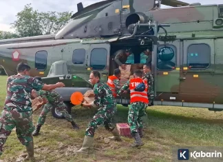 NI AU Terbangkan Bantuan untuk Bantu Warga Terdampak Banjir di Sibolga