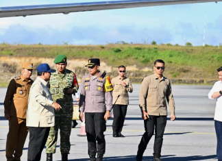 Presiden Prabowo Tiba di Tapanuli Tengah, Pastikan Penanganan Cepat untuk Warga Terdampak Banjir