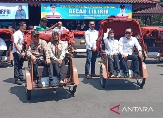 Program Becak Listrik Presiden Jangkau 280 Pengemudi di Banyumas