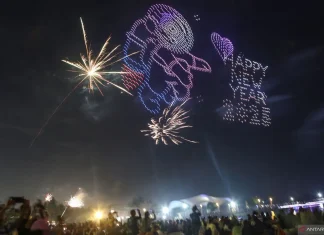 Ratusan Petugas Gabungan Jaga Malam Tahun Baru di Ancol