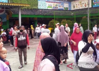 Sejumlah Siswa dan Guru SDN Kalibaru jadi Korban Mobil Terobos Sekolah