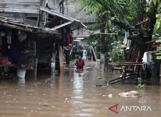 Hujan Semalaman, Kondisi Jakarta hingga Pukul 09.00 WIB, 35 RT dan 23 Jalan Terendam