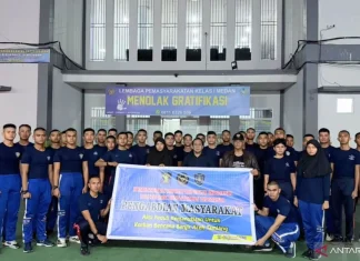 Kemenkum Berangkatkan 119 Taruna Poltekpin ke Lokasi Bencana Aceh