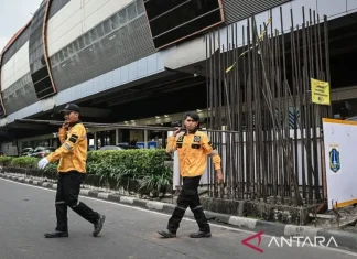 Pembongkaran Tiang Monorel Rasuna Said Dilakukan Pukul 23.00-05.00 WIB