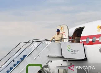 Prabowo Kembali ke Jakarta usai Tinjau Lokasi Bencana di Tapsel dan Aceh Tamiang