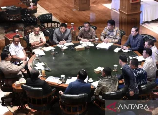 Prabowo Pimpin Ratas di Hambalang Cek Pelaksanaan Program Strategis