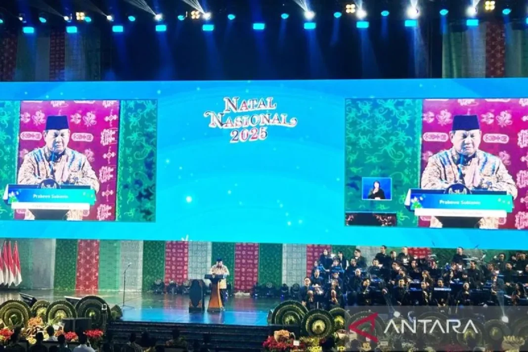 Prabowo sebut Natal Nasional 2025 simbol harmoni kebangsaan