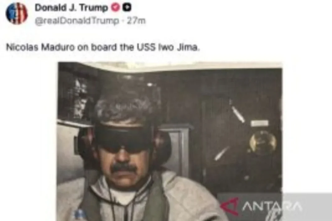 Presidennya ditangkap AS, Venezuela bentuk komisi bebaskan Maduro