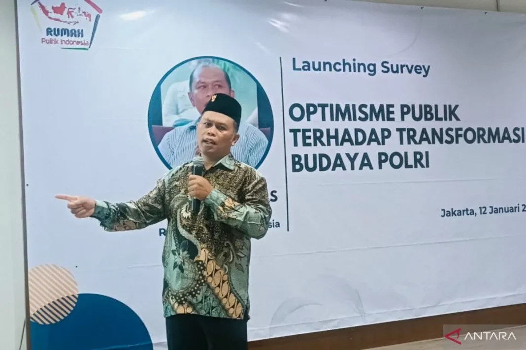 Survei RPI sebut Mayoritas publik optimistis reformasi budaya Polri di 2026