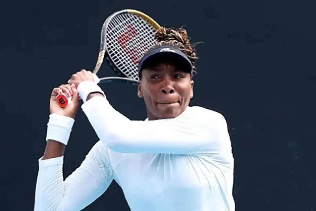 Venus Williams tampil di Australian Open 2026 sebagai petenis tertua