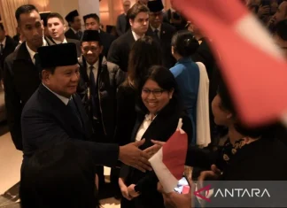 Di Washington DC, Prabowo Sempatkan Sapa Mahasiswa Indonesia