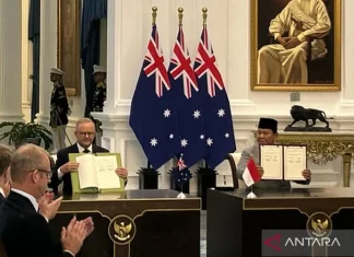 Indonesia dan Australia Teken Traktat Keamanan Bersama