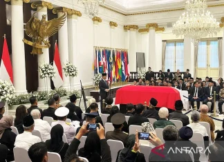 Kemlu Beri Penghormatan Terakhir bagi Mendiang Dubes Agus Widjojo