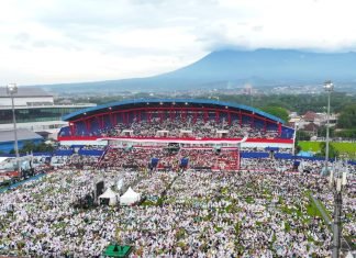Presiden Prabowo Hadiri Mujahadah Kubro Satu Abad Nahdlatul Ulama di Malang