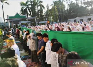 Jamaah Muhammadiyah Tekankan Toleransi saat Shalat Idul Fitri