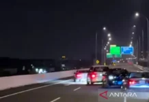 Polisi Identifikasi Kendaraan yang Lakukan Atraksi di Jalan Tol