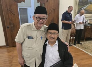 Sekjen PBNU Gus Ipul Beri Ucapan Khusus Lebaran ke Sekum Muhammadiyah Prof Mukti
