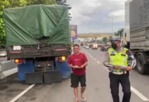 Truk Sumbu 3 Ditindak di Tol JORR saat Arus Balik Lebaran 2026, Polisi Berlakukan Putar Balik