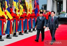Prabowo Disambut Presiden Korsel Lee Jae Myung di Blue House