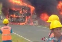 BPBD Muratara Evakuasi 16 Korban Tewas Akibat Tabrakan Maut Bus ALS