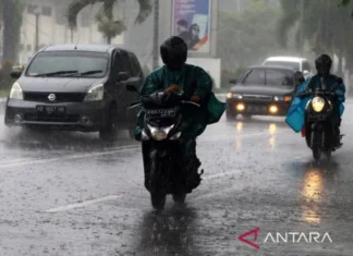 Sabtu, Cuaca di Kota-kota Besar Berpotensi Diguyur Hujan