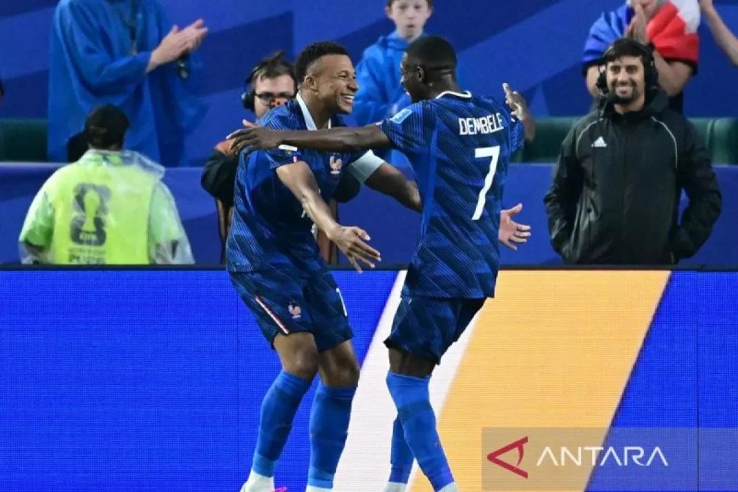 Dua gol Kylian Mbappe antar Prancis tundukkan Irak 3-0