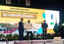 Kejagung Serahkan Rp1,02 Triliun Hasil Pemulihan Aset ke Kemenkeu