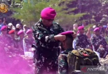 Korps Marinir TNI AL Terima 947 Prajurit Baru